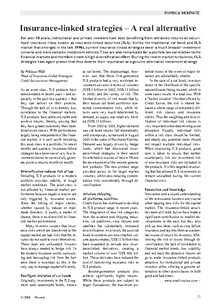 Insurance-linked strategies