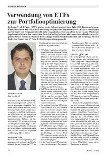 ETFs zur Portfoliooptimierung