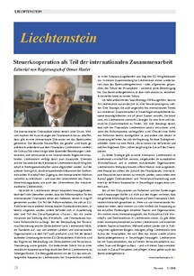 Steuerkooperation als Teil der internationalen Zusammenarbeit