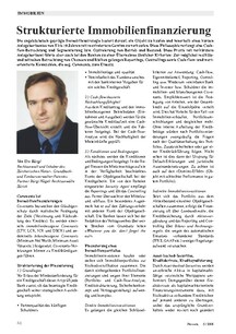 Strukturierte Immobilienfinanzierung