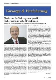 Modernes Aufsichtssystem für Sicherheit und Vertrauen