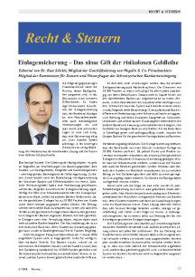 Einlagensicherung - Das süsse Gift der risikolosen Geldleihe