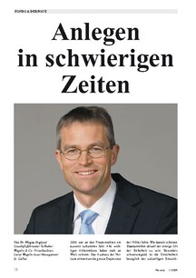 Anlegen in schwierigen Zeiten