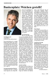 Bankenplatz: Weichen gestellt