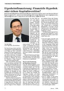 Eigenheimfinanzierung: Finanzielle Hypothek oder sichere Kapitalinvestition?