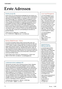  Top names in the money business