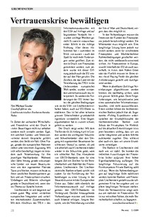 Vertrauenskrise bewältigen