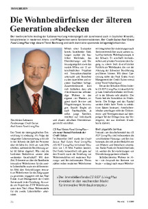 Die Wohnbedürfnisse der älteren Generation abdecken