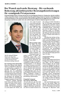 Philanthropieberatung