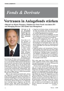 Vertrauen in Anlagefonds stärken