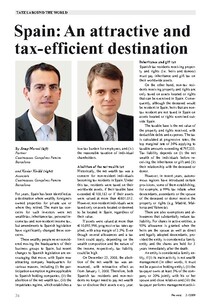 Taxes around the world - Spain: An attractive and tax-efficient destination