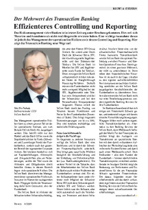 Mehrwert des Transaction Banking