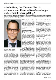 Abschaffung der Dumont-Praxis: Ab wann sind Unterhaltsaufwendungen unbeschränkt abzugsfähig?