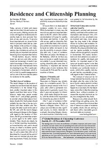 Residence and Citizenship Planning