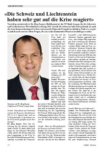 «Die Schweiz und Liechtenstein haben sehr gut auf die Krise reagiert»