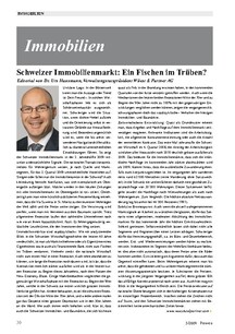 Schweizer Immobilienmarkt: Ein Fischen im Trüben?