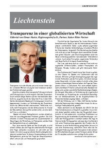 Transparenz in einer globalisierten Wirtschaft