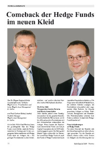 Comeback der Hedge Funds im neuen Kleid