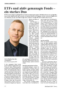 ETFs und aktiv gemanagte Fonds
