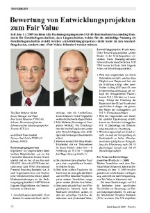 Bewertung von Entwicklungsprojekten zum Fair Value