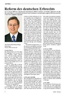 Reform des deutschen Erbrechts