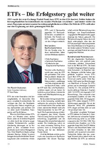 ETFs  Die Erfolgsstory geht weiter