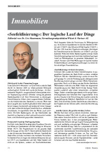 «Seefeldisierung»: Der logische Lauf der Dinge