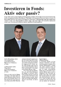 Investieren in Fonds: Aktiv oder passiv?