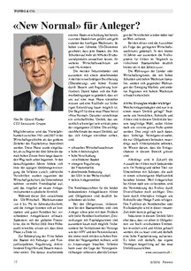 «New Normal» für Anleger