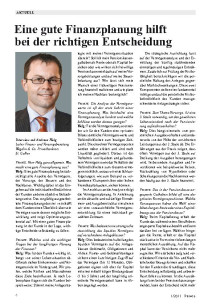 Eine gute Finanzplanung hilft bei der richtigen Entscheidung