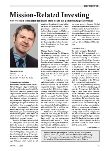 Mission-Related Investing