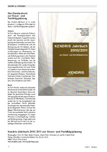 Kendris-Jahrbuch 2010/2011