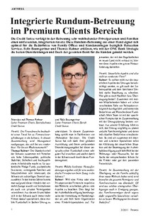Integrierte Rundum-Betreuung im Premium Clients Bereich