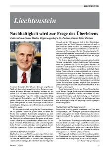 Nachhaltigkeit wird zur Frage des Überlebens