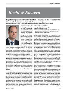 Regulierung systemrelevanter Banken