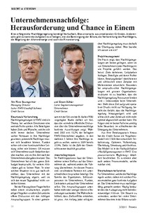 Unternehmensnachfolge