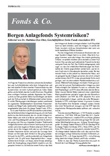 Bergen Anlagefonds Systemrisiken?