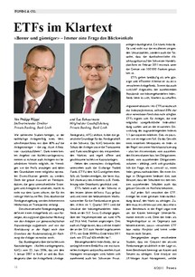 ETFs im Klartext