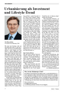 Urbanisierung als Investment und Lifestyle-Trend