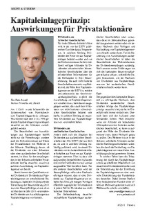 Kapitaleinlageprinzip