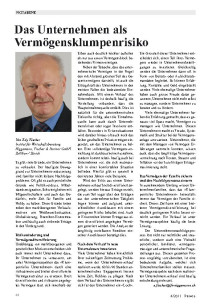 Das Unternehmen als Vermögensklumpenrisiko