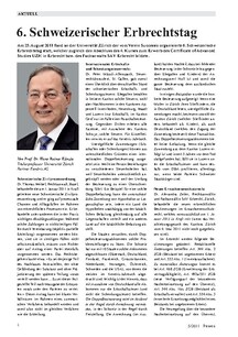 Der 6. Schweizerische Erbrechtstag