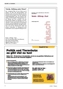 Verein, Stiftung oder Trust?