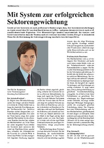 Mit System zur erfolgreichen Sektorengewichtung