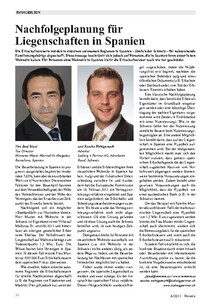 Nachfolgeplanung für Liegenschaften in Spanien