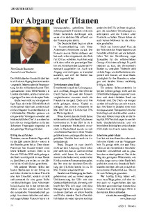 Der Abgang der Titanen