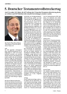 Der 5. Deutsche Testamentsvollstreckertag