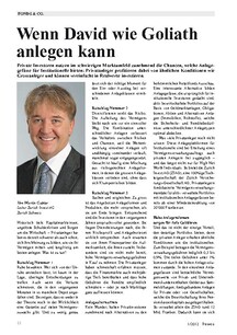 Wenn David wie Goliath anlegen kann