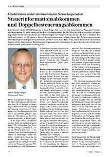 Steuerinformations- und Doppelbesteuerungsabkommen