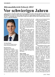 Büromarkt Schweiz 2012